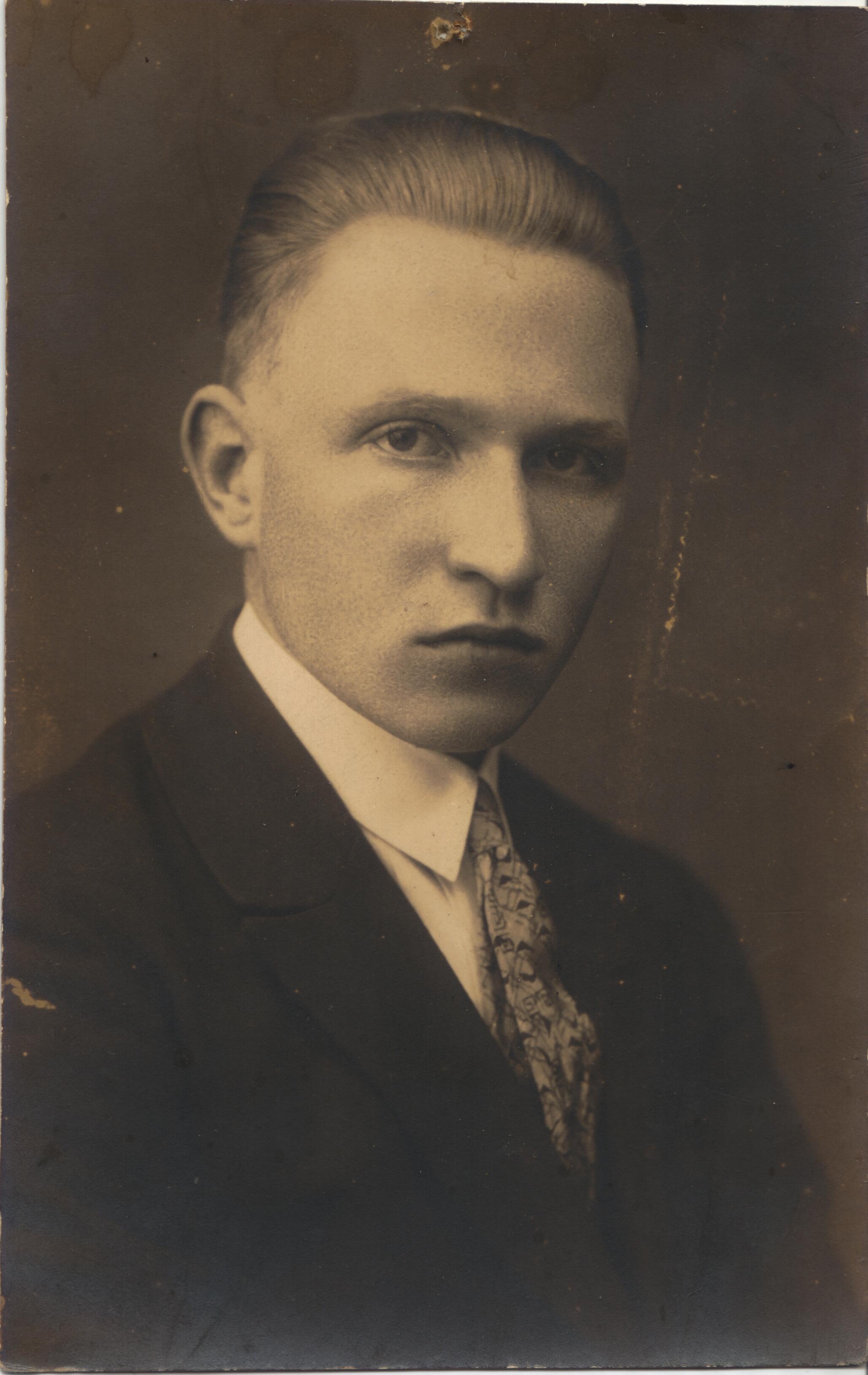 Opa Kreeftenberg jonge man